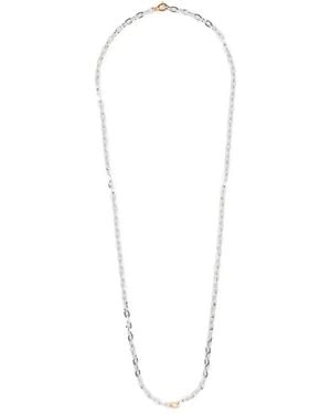 TOTEME Collar De Cadena Bicolor - Blanco
