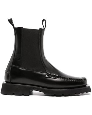 Hereu Alda Leather Chelsea Boots - Black
