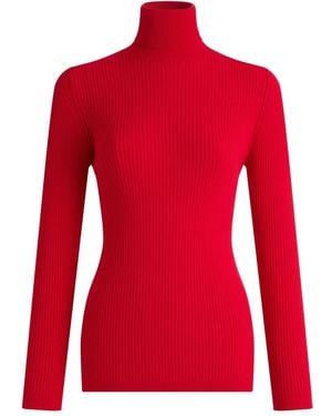 Fusalp Ancelle Ribgebreide Trui - Rood