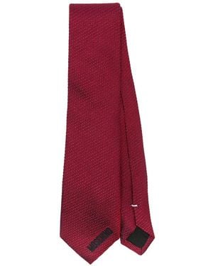 Moschino Embroidered Silk Tie