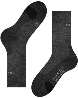 FALKE Calcetines con detalle del logo - Negro
