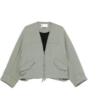 Christian Wijnants Flap-Pockets Zipped Jacket - Grey