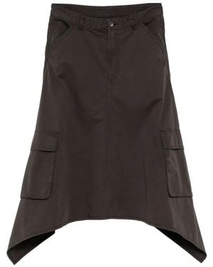 JNBY Deconstructed Midi Skirt - Black