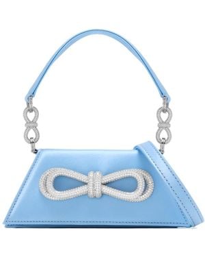 Mach & Mach Small Samantha Handbag - Blauw