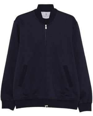 Brunello Cucinelli Zip Pockets Knitwear - Blue