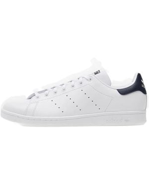 adidas Perforated Leather Trainers - White