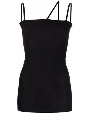 Baserange Crossover-Strap Vest Top - Black
