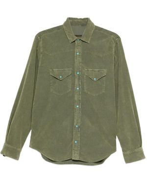 chesapeake's Western Corduroy Shirt - Green