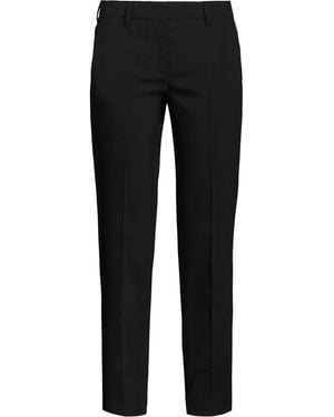 Prada Cropped Slim-fit Pants - Black