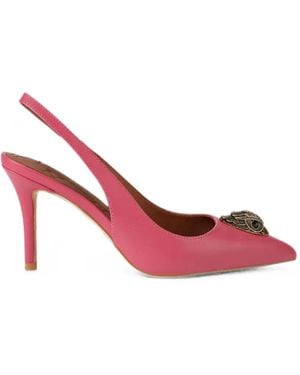 Kurt Geiger Eagle Head Slingback Court Shoes - Pink