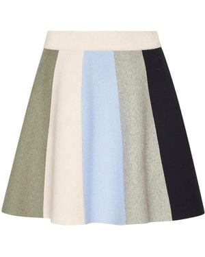 JW Anderson Striped Mini Skirt - Blue