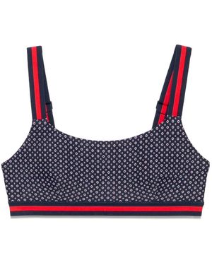 The Upside Reggiseno Cavallo Nina Con Scollo Ampio - Blu