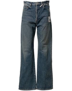 Maison Mihara Yasuhiro Flare Jeans - Blue
