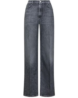 Seventy Five-Pockets Jeans - Blue