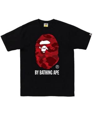 A Bathing Ape Logo-Print T-Shirt - Black