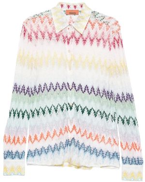 Missoni Patterned Shirt - White