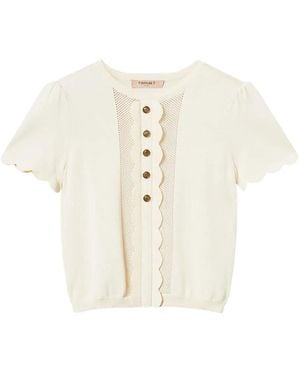 Twinset Oval Buttons T-Shirt - White