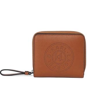 Karl Lagerfeld レザー 財布 - ブラウン
