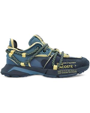 Lacoste Active Runway Technical Lace-Up Trainers - Blue