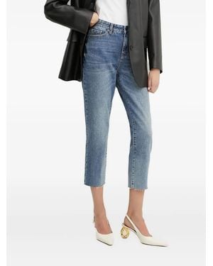 ARMANI EXCHANGE フレイドヘム ジーンズ - ブルー