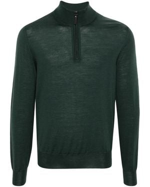 Canali ファインニット セーター - グリーン