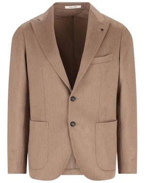 Tagliatore Patch-pocket blazer - Braun