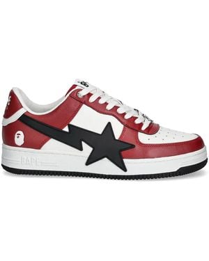 A Bathing Ape Sneakers Bape Sta - Rosso