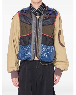 Kolor Veste Zippée À Poches - Blue