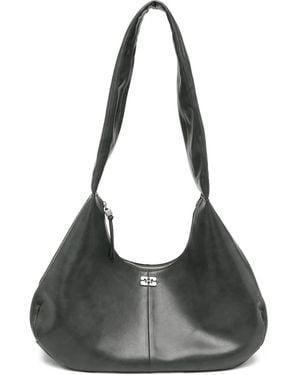 Ganni Medium Hobo Bag - Black