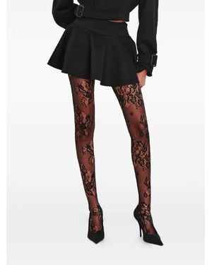 Wardrobe NYC Rear zip fastening mini skirt - Schwarz