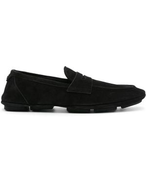 Dolce & Gabbana Dg Driver スエードローファー - ブラック