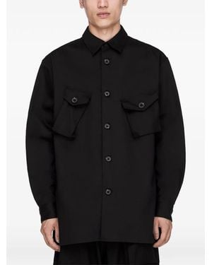 Y-3 Twill Utility Shirt - Black