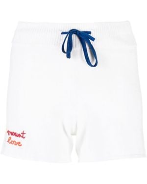 Rossignol Bermudas Con Logo Bordado Y Cordones - Azul