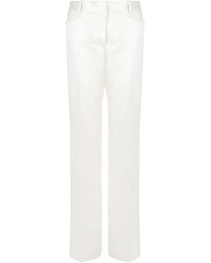 Tom Ford Pantalon À Bandes Contrastantes - Blanc