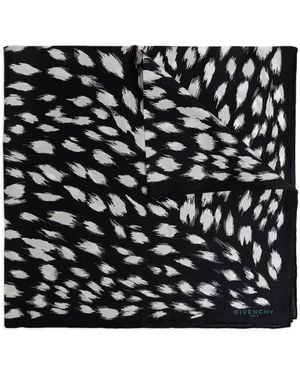 Givenchy Bufanda Estampada - Negro