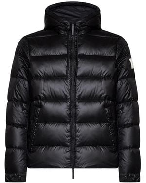 AFTER LABEL Verbier Hooded Padded Jacket - Black