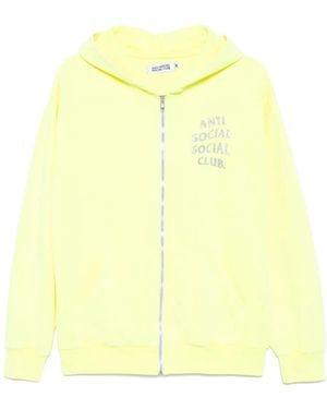 ANTI SOCIAL SOCIAL CLUB Mind Games Glitter Hoodie - Yellow