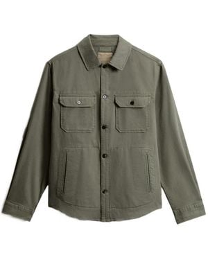 Woolrich Garment-Dyed Shirt Jacket - Green
