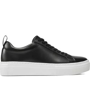 Vagabond Shoemakers Baskets Lacées Zoe À Plateforme - Noir