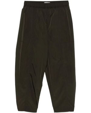 Studio Nicholson Elasticated-Waistband Tapered Trousers - Green