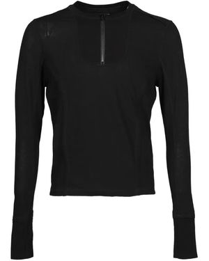 EPHMRL Half-Zip Long-Sleeves T-Shirt - Black