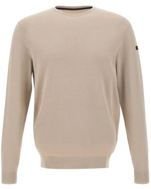 Rrd Maxell Logo-Patch Fine-Knit Top - White