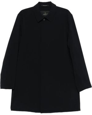 Montecore Single-Breasted Coat - Black
