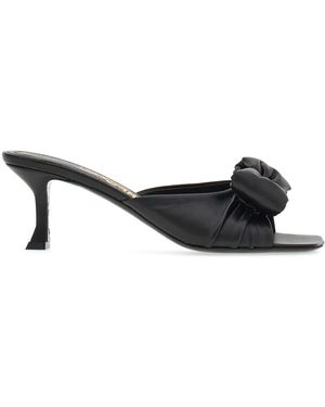 Ferragamo Padded Vara Sandals - Black
