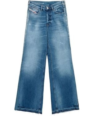 PROTOTYPES Graphic-Print Jeans - Blue