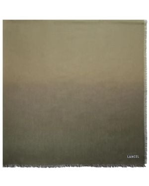 Lancel Sunset Schal Mit Logo-Detail - Grün