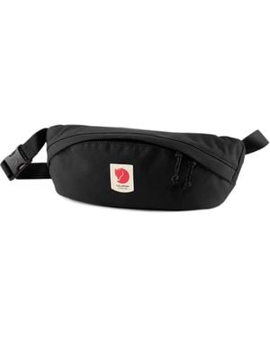 Fjallraven Medium Ulvö Hip Pack Logo-Patch Belt Bag - Black