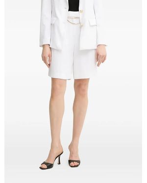 Fracomina Chain Detail Shorts - White