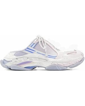 Balenciaga Triple S Mule Trainers - White