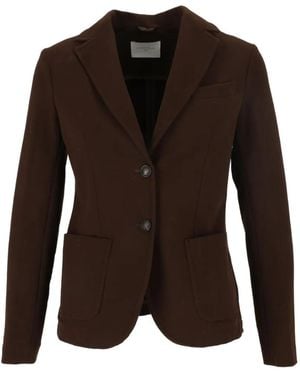 Circolo 1901 Slim-Fit Fleece Blazer - Brown